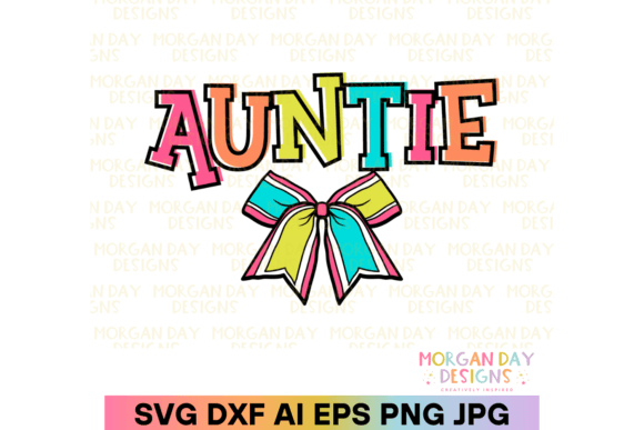 Auntie SVG: A Vibrant Embroidery Design