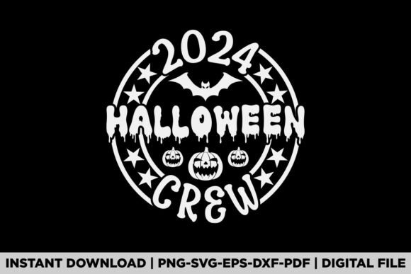 Halloween Crew 2024 Graphics for T-Shirt Designs