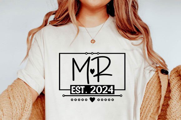 Mr Est 2024 SVG: Graphics for T-Shirt Designs