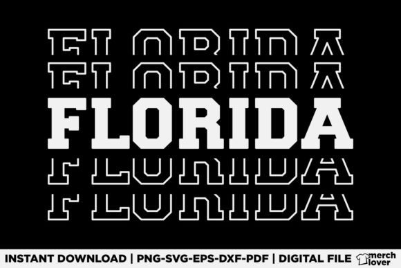 Patriotic USA State Florida T-Shirt Graphics