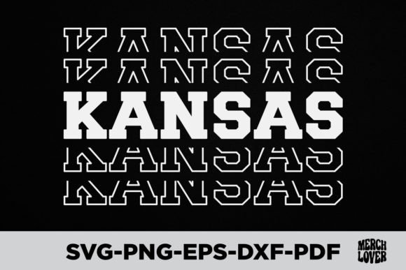 Patriotic USA State Kansas T-Shirt