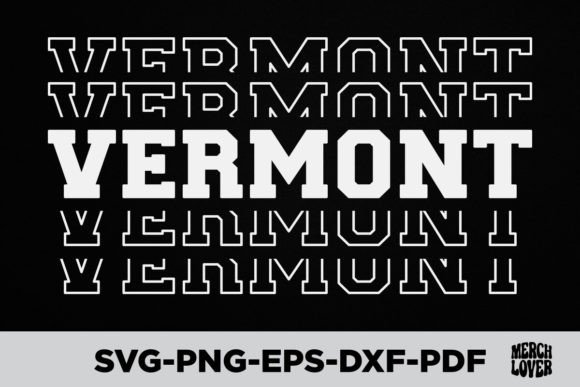 Patriotic USA State Vermont T-Shirt Graphics
