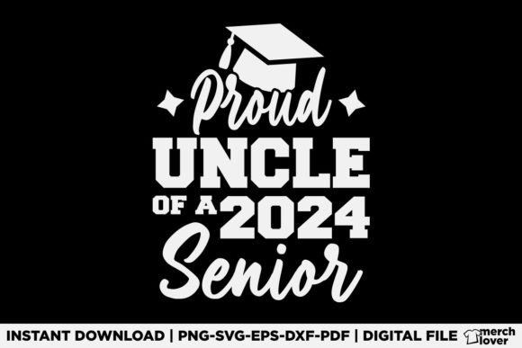 Proud Uncle of a 2024 Senior T-shirt