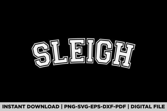 Sleigh Christmas Graphics & T-Shirt Designs